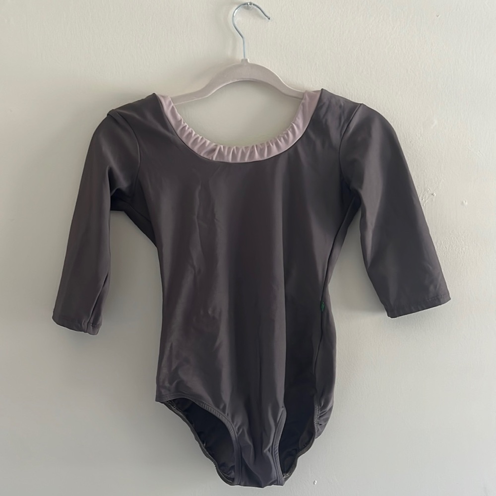 Lucky leo leotard. Half sleeve, low back. Size large